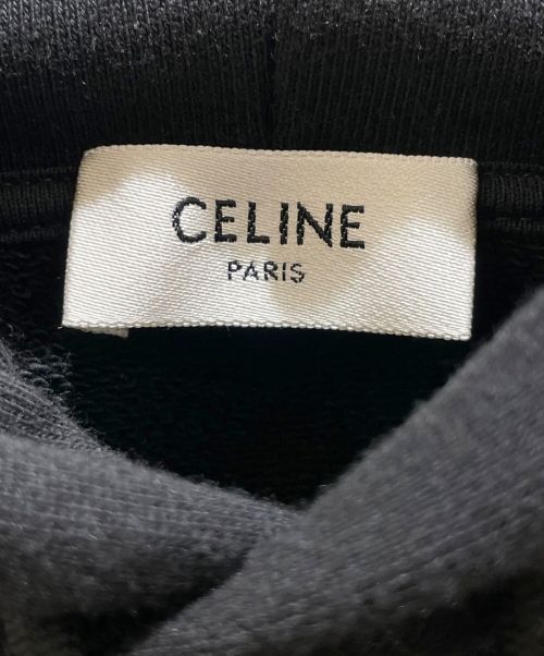 CELINE（セリーヌ）CELINE (セリーヌ) スタッズプルオーバーパーカー ブラック サイズ:Mの古着・服飾アイテム