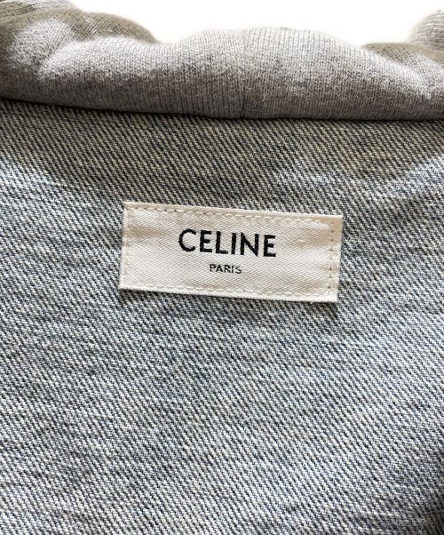 CELINE（セリーヌ）CELINE (セリーヌ) トラッカージャケット ブルー×グレー サイズ:Sの古着・服飾アイテム