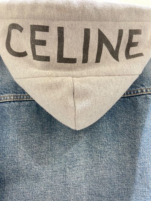 CELINE（セリーヌ）CELINE (セリーヌ) トラッカージャケット ブルー×グレー サイズ:Sの古着・服飾アイテム
