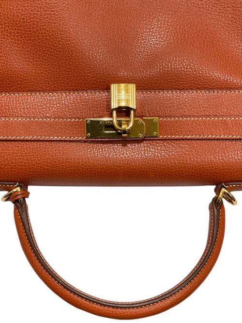 HERMES（エルメス）HERMES (エルメス) ケリー35 オレンジ系 サイズ:35の古着・服飾アイテム