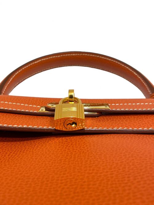 HERMES（エルメス）HERMES (エルメス) ケリー35 オレンジ系 サイズ:35の古着・服飾アイテム