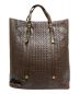 BOTTEGA VENETA（ボッテガベネタ）の古着「レザートートバッグ」｜ブラウン