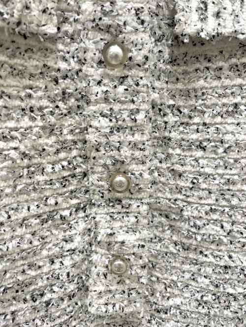 CHANEL（シャネル）CHANEL (シャネル) ツイードワンピース ホワイト サイズ:42の古着・服飾アイテム