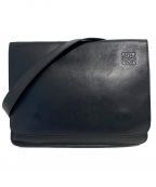 LOEWEロエベ）の古着「ガゼット アナグラムショルダーバッグ」｜ブラック