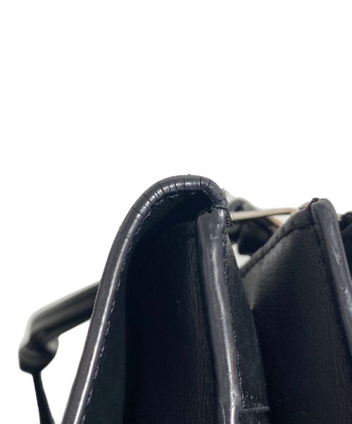LOEWE（ロエベ）LOEWE (ロエベ) ガゼット アナグラムショルダーバッグ ブラックの古着・服飾アイテム