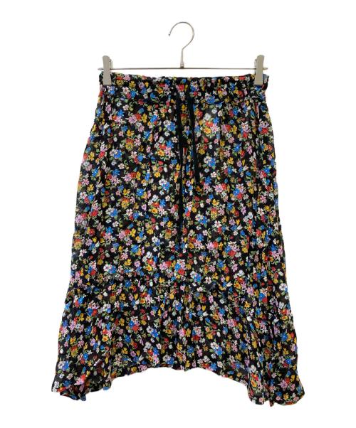 tricot COMME des GARCONS（トリココムデギャルソン）tricot COMME des GARCONS (トリココムデギャルソン) 花柄スカート ブラック サイズ:FREEの古着・服飾アイテム