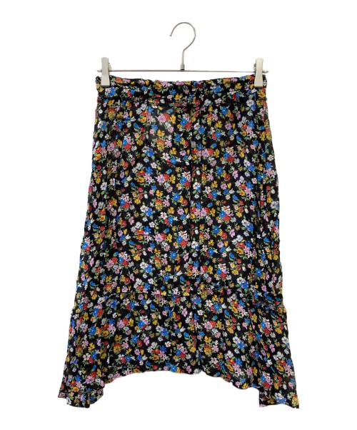 tricot COMME des GARCONS（トリココムデギャルソン）tricot COMME des GARCONS (トリココムデギャルソン) 花柄スカート ブラック サイズ:FREEの古着・服飾アイテム