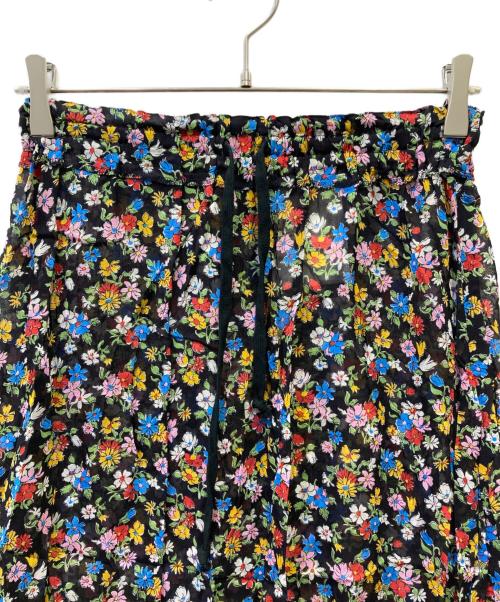 tricot COMME des GARCONS（トリココムデギャルソン）tricot COMME des GARCONS (トリココムデギャルソン) 花柄スカート ブラック サイズ:FREEの古着・服飾アイテム