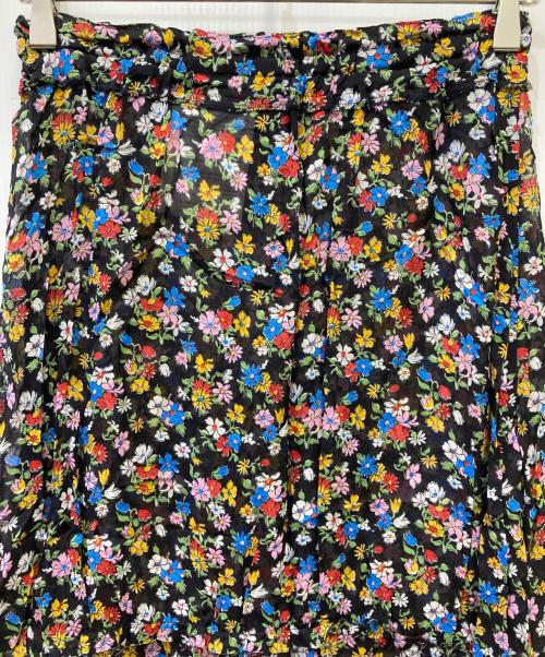 tricot COMME des GARCONS（トリココムデギャルソン）tricot COMME des GARCONS (トリココムデギャルソン) 花柄スカート ブラック サイズ:FREEの古着・服飾アイテム