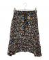 tricot COMME des GARCONS（トリココムデギャルソン）の古着「花柄スカート」｜ブラック