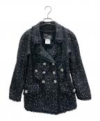 CHANELシャネル）の古着「tweed jacket」｜ブラック