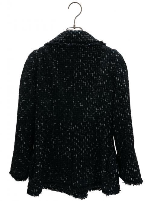CHANEL（シャネル）CHANEL (シャネル) tweed jacket ブラック サイズ:34の古着・服飾アイテム