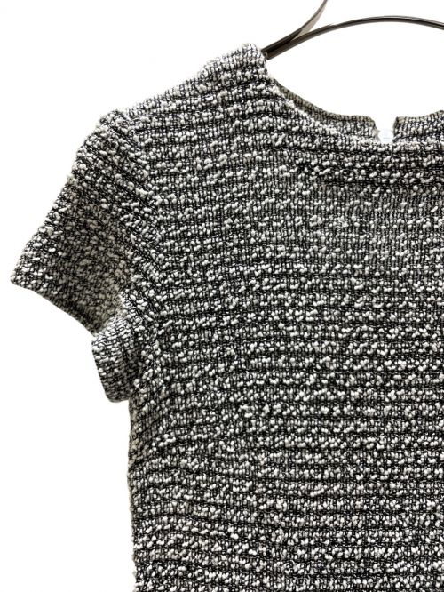 CHANEL（シャネル）CHANEL (シャネル) Tweed dress ホワイト×ブラック サイズ:34の古着・服飾アイテム