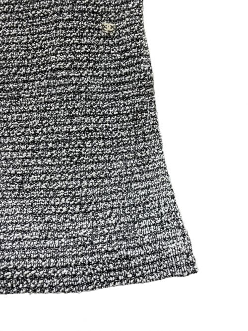 CHANEL（シャネル）CHANEL (シャネル) Tweed dress ホワイト×ブラック サイズ:34の古着・服飾アイテム