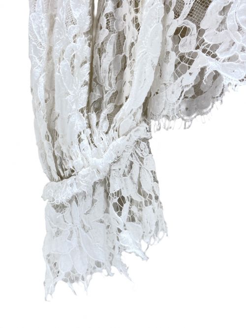 CHANEL（シャネル）CHANEL (シャネル) lace blouse ホワイト サイズ:34の古着・服飾アイテム