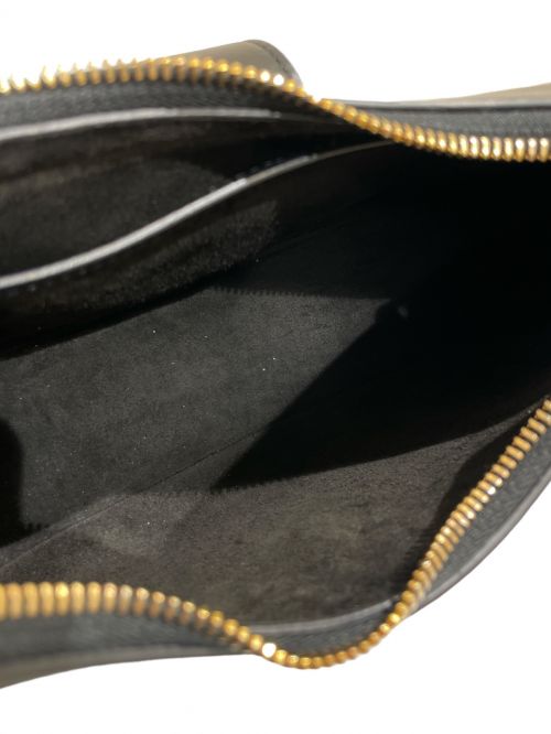 CELINE（セリーヌ）CELINE (セリーヌ) ミディアム AVA（アヴァ） トリオンフ バッグ  ブラック×ゴールドの古着・服飾アイテム