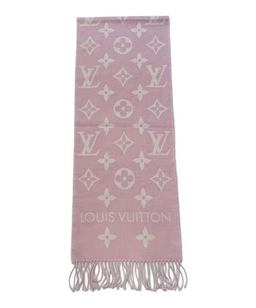 LOUIS VUITTON（ルイ ヴィトン）LOUIS VUITTON (ルイ ヴィトン) マフラー･LV エセンシャル ピンクの古着・服飾アイテム