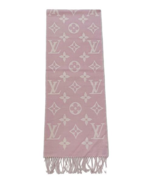 LOUIS VUITTON（ルイ ヴィトン）LOUIS VUITTON (ルイ ヴィトン) マフラー･LV エセンシャル ピンクの古着・服飾アイテム