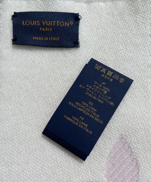 LOUIS VUITTON（ルイ ヴィトン）LOUIS VUITTON (ルイ ヴィトン) マフラー･LV エセンシャル ピンクの古着・服飾アイテム