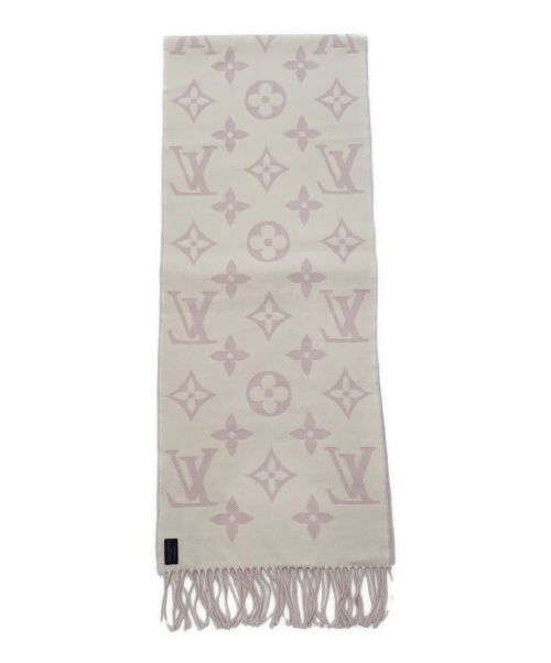 LOUIS VUITTON（ルイ ヴィトン）LOUIS VUITTON (ルイ ヴィトン) マフラー･LV エセンシャル ピンクの古着・服飾アイテム