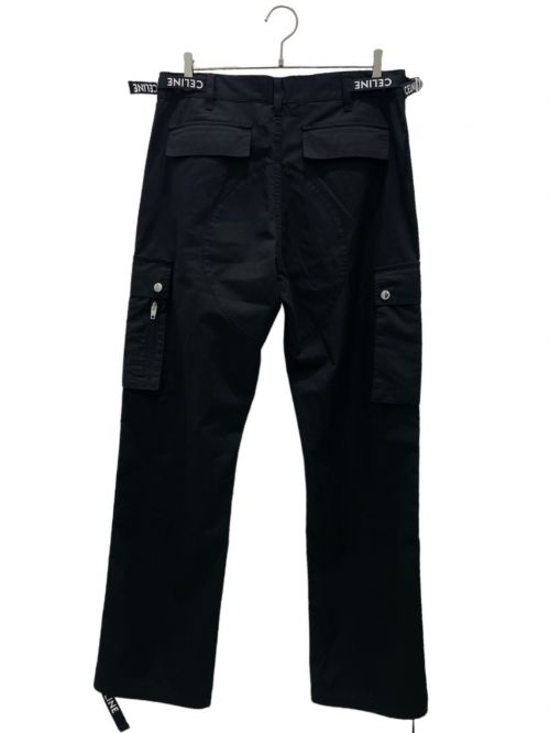 CELINE（セリーヌ）CELINE (セリーヌ) ミドルライズカーゴパンツ ブラック サイズ:48の古着・服飾アイテム