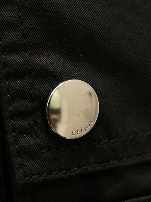 CELINE（セリーヌ）CELINE (セリーヌ) ミドルライズカーゴパンツ ブラック サイズ:48の古着・服飾アイテム