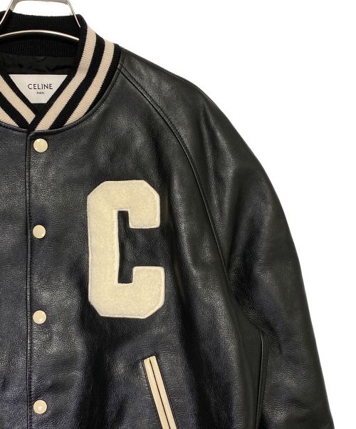 CELINE（セリーヌ）CELINE (セリーヌ) オーバーサイズ テディジャケット ブラック サイズ:44の古着・服飾アイテム