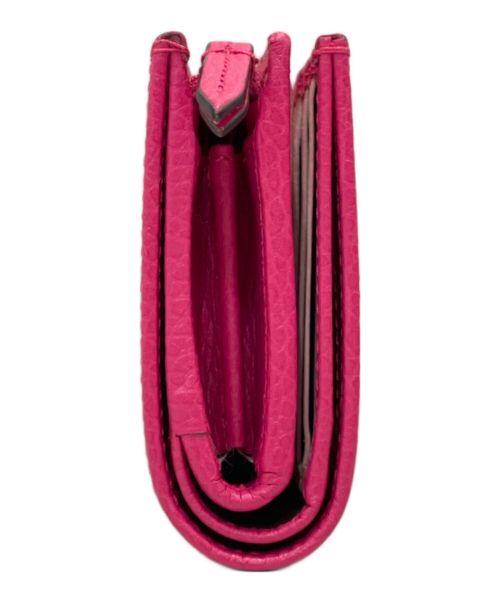 GUCCI（グッチ）GUCCI (グッチ) 2つ折り財布 ショッキングピンクの古着・服飾アイテム