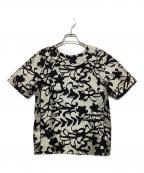 LANVIN RIVER 2014ランバンリバー2014）の古着「ブラウス」｜ホワイト×ブラック