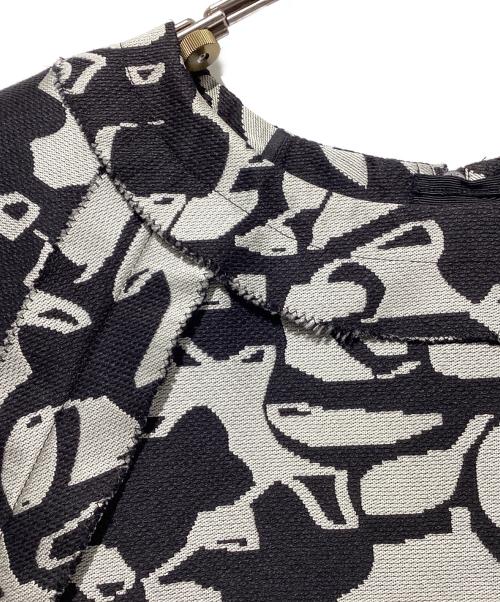 LANVIN RIVER 2014（ランバンリバー2014）LANVIN RIVER 2014 (ランバンリバー2014) ブラウス ホワイト×ブラック サイズ:34の古着・服飾アイテム