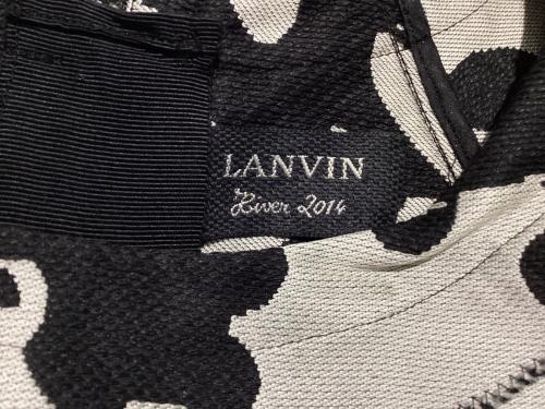 LANVIN RIVER 2014（ランバンリバー2014）LANVIN RIVER 2014 (ランバンリバー2014) ブラウス ホワイト×ブラック サイズ:34の古着・服飾アイテム