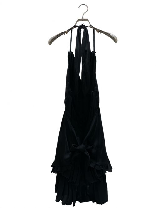 CHANEL（シャネル）CHANEL (シャネル) ホルターネックワンピース ブラック サイズ:36の古着・服飾アイテム