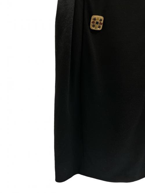 CHANEL（シャネル）CHANEL (シャネル) グリポア装飾ワンピース ブラック サイズ:36の古着・服飾アイテム