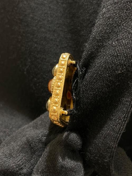 CHANEL（シャネル）CHANEL (シャネル) グリポア装飾ワンピース ブラック サイズ:36の古着・服飾アイテム