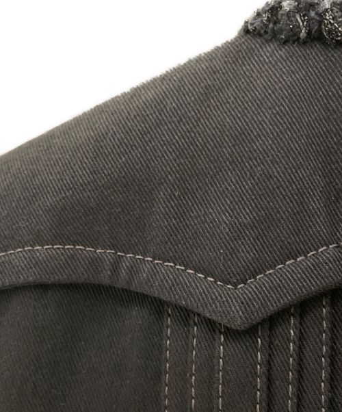 CHANEL（シャネル）CHANEL (シャネル) ノーカラージャケット ブラック サイズ:34の古着・服飾アイテム