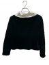 CHANEL (シャネル) ベロアジャケット ブラック×ホワイト サイズ:38：180000円