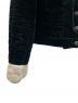 中古・古着 CHANEL (シャネル) ベロアジャケット ブラック×ホワイト サイズ:38：180000円