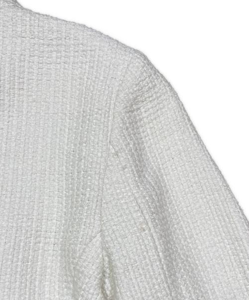 CHANEL（シャネル）CHANEL (シャネル) P51 ツイードジャケット ホワイト サイズ:34の古着・服飾アイテム