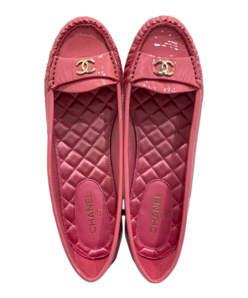 CHANEL（シャネル）CHANEL (シャネル) ココマークパテントパンプス ピンク サイズ:36の古着・服飾アイテム