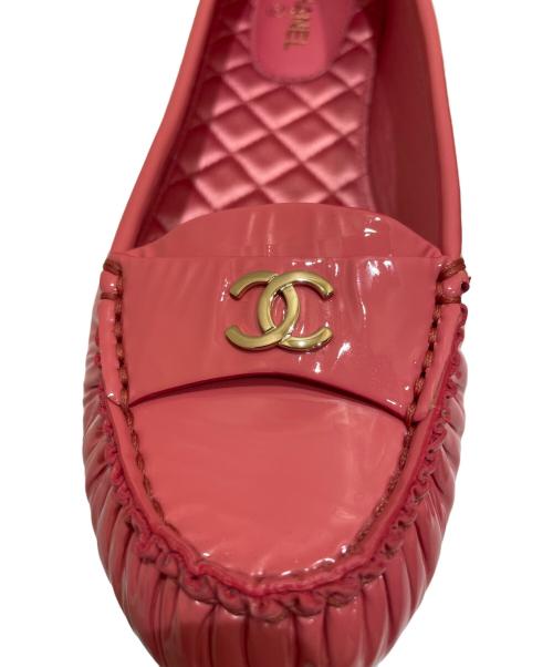 CHANEL（シャネル）CHANEL (シャネル) ココマークパテントパンプス ピンク サイズ:36の古着・服飾アイテム