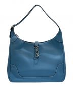 HERMESエルメス）の古着「トリム35」｜ブルージーン×シルバー金具