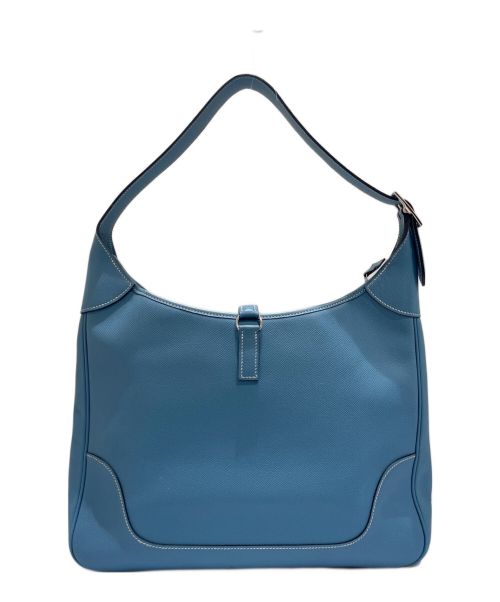 HERMES（エルメス）HERMES (エルメス) トリム35 ブルージーン×シルバー金具 サイズ:35の古着・服飾アイテム
