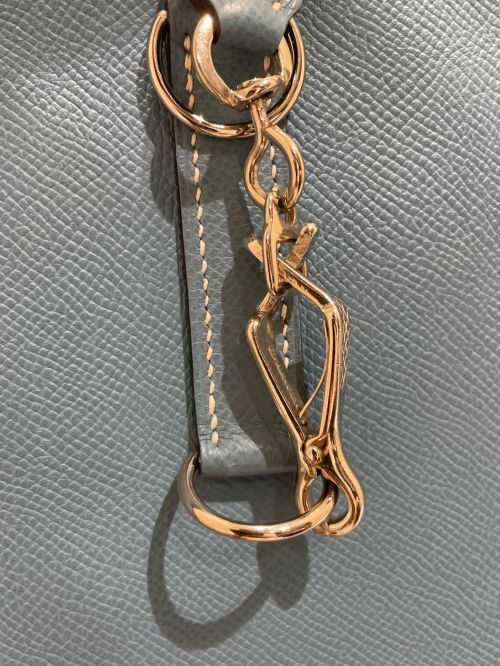 HERMES（エルメス）HERMES (エルメス) トリム35 ブルージーン×シルバー金具 サイズ:35の古着・服飾アイテム