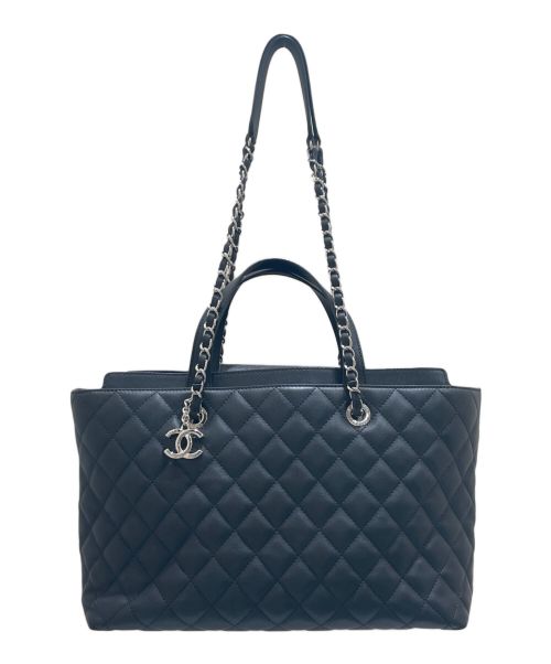 CHANEL（シャネル）CHANEL (シャネル) マトラッセ32/ラムスキン ブラック×シルバー金具 サイズ:32の古着・服飾アイテム