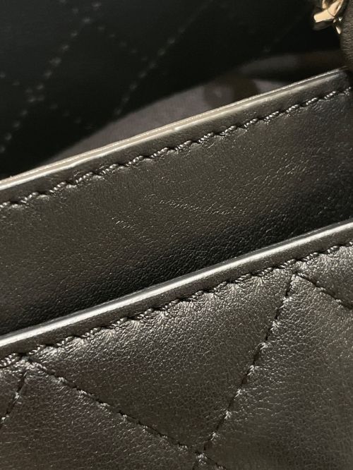 CHANEL（シャネル）CHANEL (シャネル) マトラッセ32/ラムスキン ブラック×シルバー金具 サイズ:32の古着・服飾アイテム