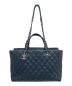 CHANEL（シャネル）の古着「マトラッセ32/ラムスキン」｜ブラック×シルバー金具