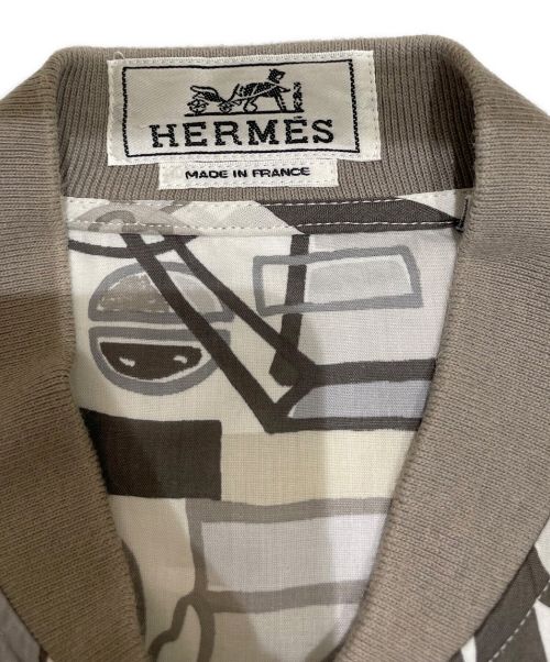 HERMES（エルメス）HERMES (エルメス) ブルゾン グレー サイズ:38の古着・服飾アイテム