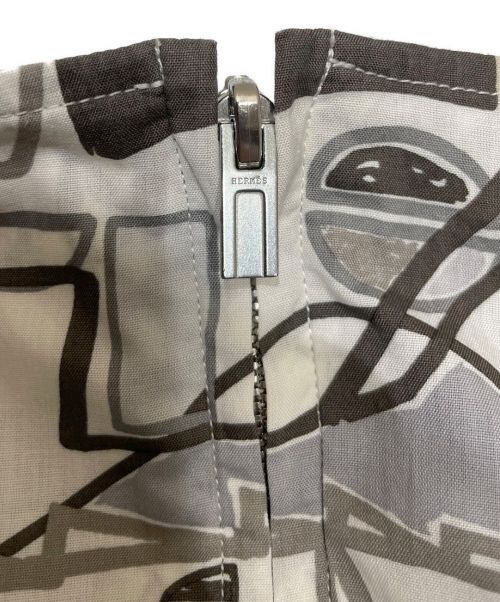 HERMES（エルメス）HERMES (エルメス) ブルゾン グレー サイズ:38の古着・服飾アイテム