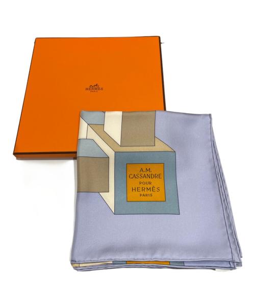 HERMES（エルメス）HERMES (エルメス) カレ90 ブルー サイズ:90の古着・服飾アイテム