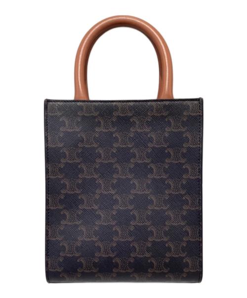 CELINE（セリーヌ）CELINE (セリーヌ) ミニバーティカルカバ ブラウン サイズ:ミニの古着・服飾アイテム